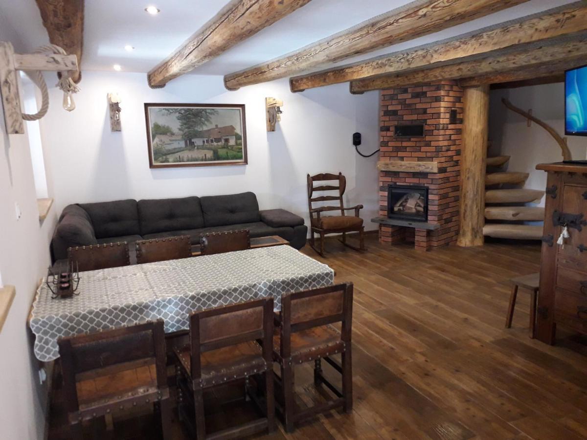 Jaskowa Chata Bieszczady Apartament Z Basenem Baligród Esterno foto